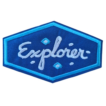 strygemærke-explorer-blå